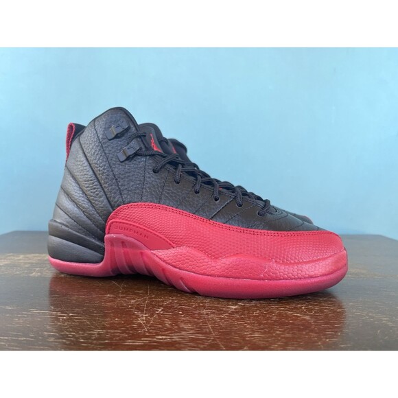 Nike Air Jordan 12 Retro GS “Flu Game” Size 5.5Y/Women's Size 7 153265-002 - Picture 2 of 11